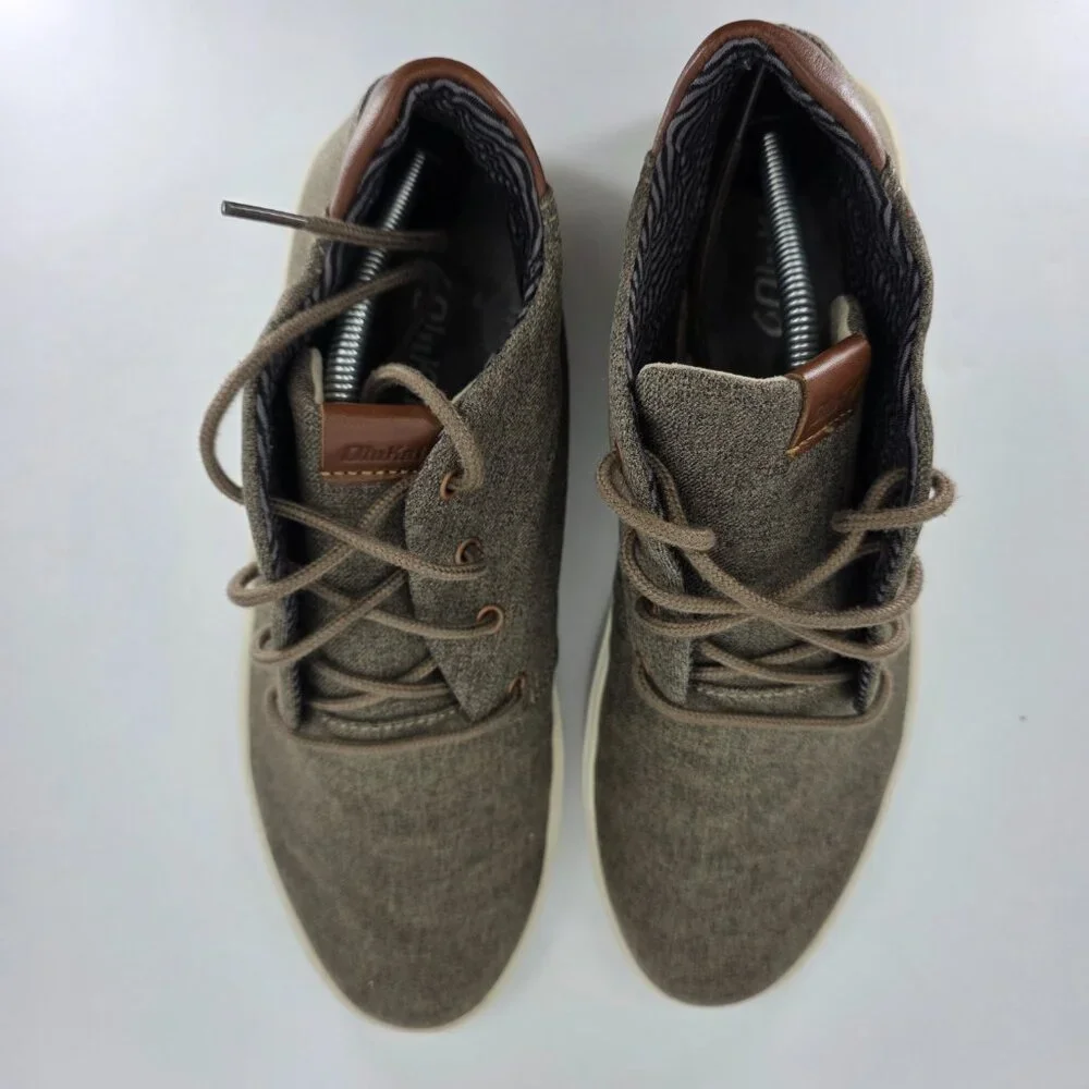 OluKai Nana Hele Mens Waterproof Chukka Boots Size 12 Brown Canvas